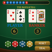 Larabet - Baccarat Table Game - Casino Game