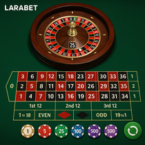 Larabet - Roulette Table Game - Casino Game
